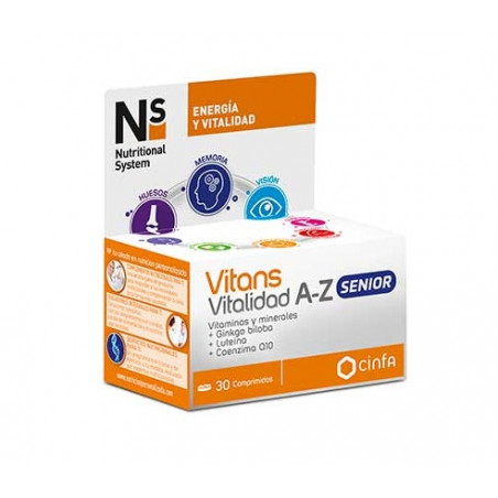 NS VITANS VITALIDAD A-Z SENIOR 30 COMPRIMIDOS