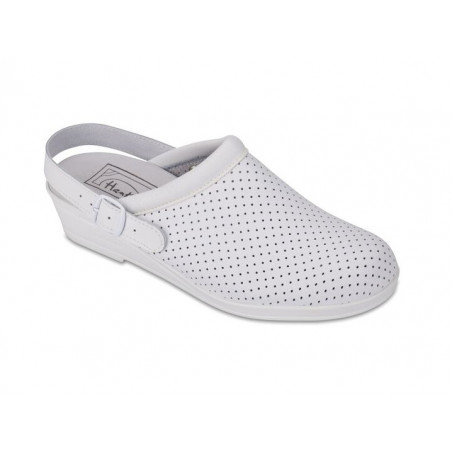 Zuecos hankshoes confort 37 blanco