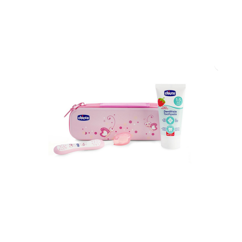 Chicco set dental siempre sonriente rosa 1 ud