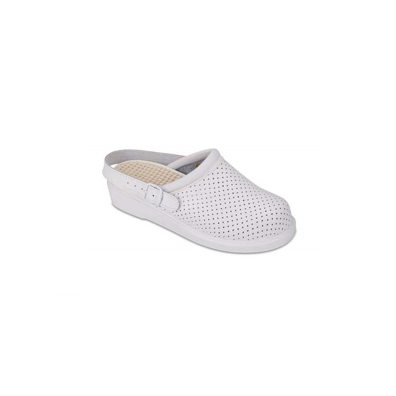 Zuecos hankshoes micromasaje 36 blanco