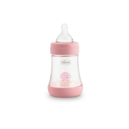 Chicco biberon perfect silicona rosa 150 ml 0m