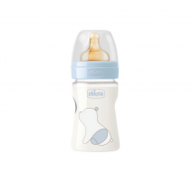 Chicco biberon pp azul latex 150 ml