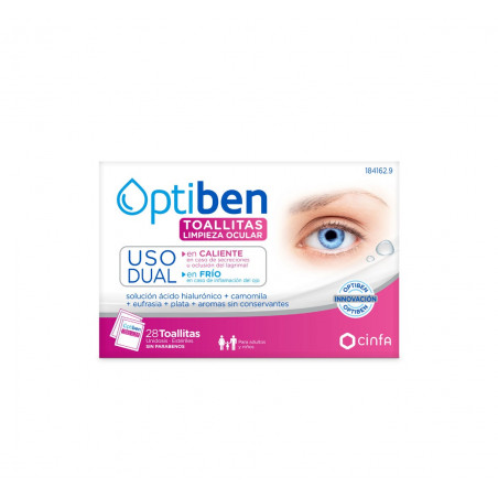 Optiben toallitas dual 28 uds