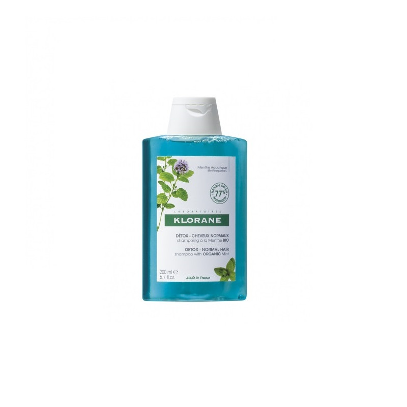 Klorane champu menta bio acuatica 200 ml