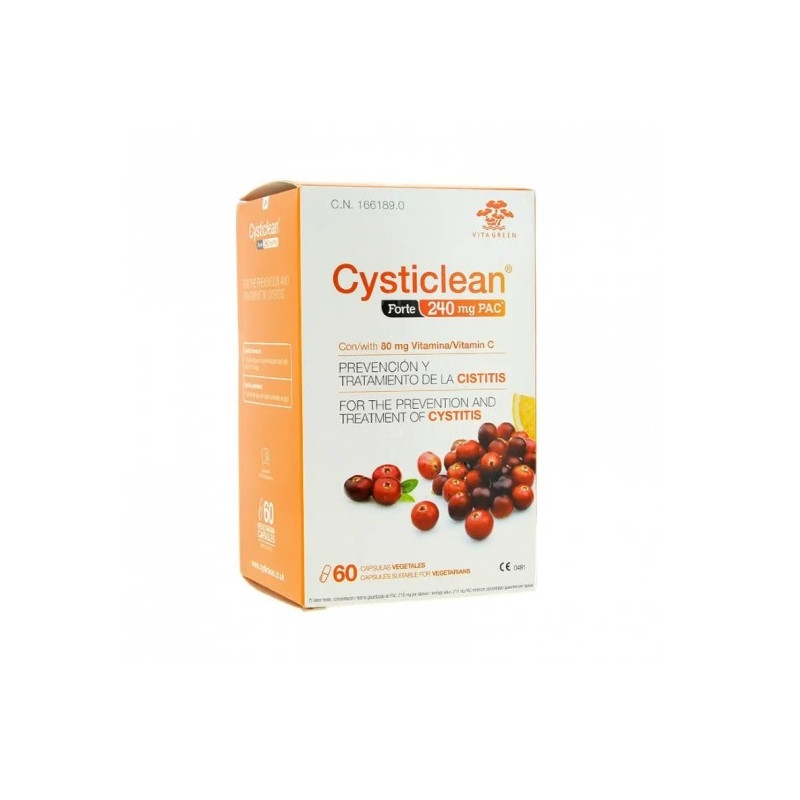 CYSTICLEAN FORTE 240MG 60 CAPSULAS