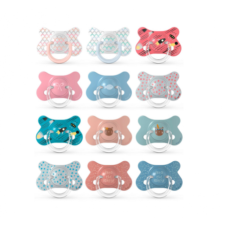 Suavinex chupete fisiologico silicona 4-18 m 2 uds