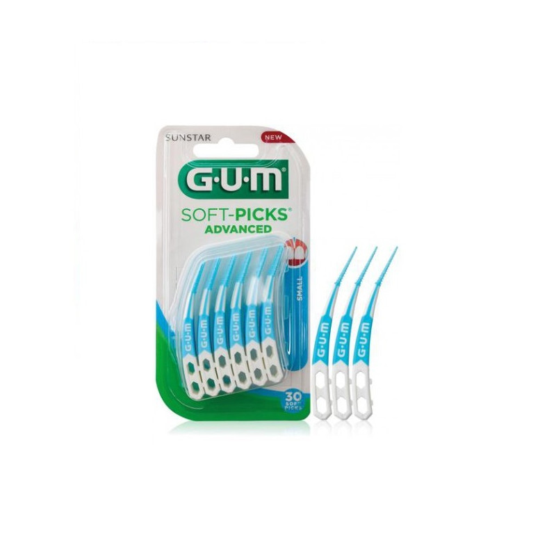 Gum softpicks advanced small 30 uds