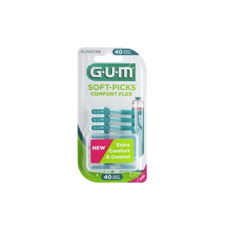 Gum soft picks comfort large 40 uds