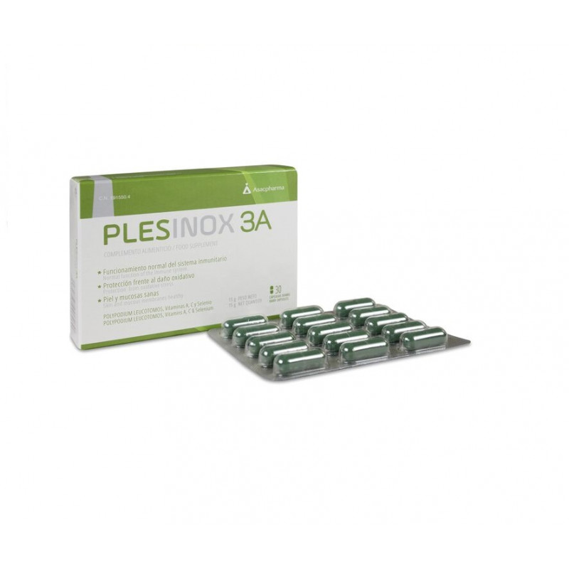 Atache plesinox 3a 30 capsulas