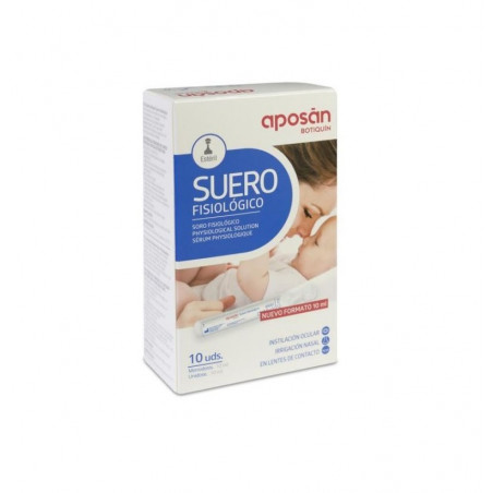 Aposan suero fisiologico 10 ml caja 10 uds