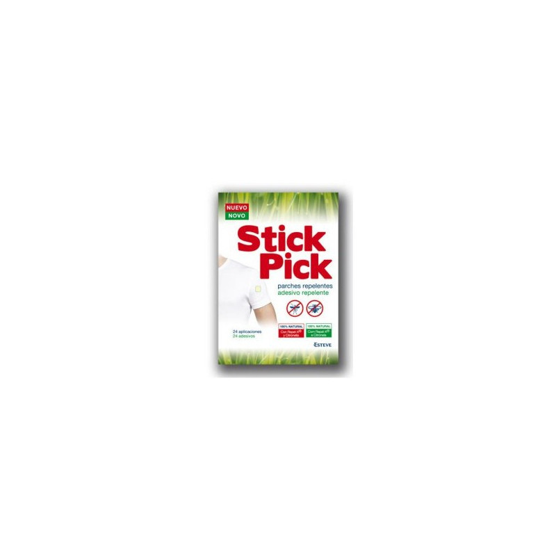 STICK PICK REPELENTE INSECTOS 24 PARCHES