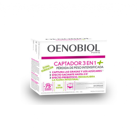 Oenobil captador 3 en 1 plu 60 cpasulas