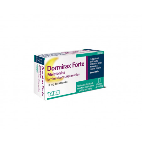 Dormirax forte 30 laminas bucodispersables