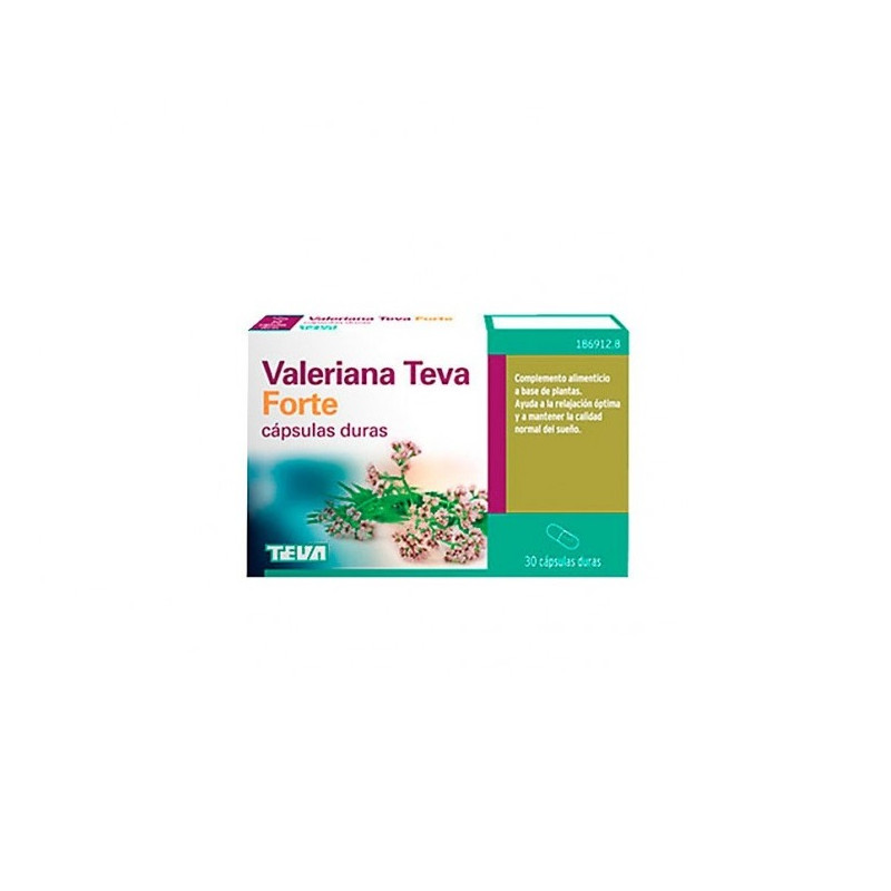 Valeriana teva forte 450 mg 30 capsulas