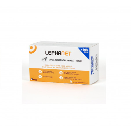 Lephanet limpiador parpados 12 toallitas