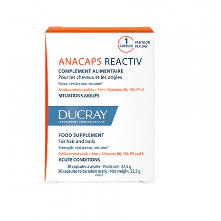 Ducray anacaps progressiv 30 capsulas