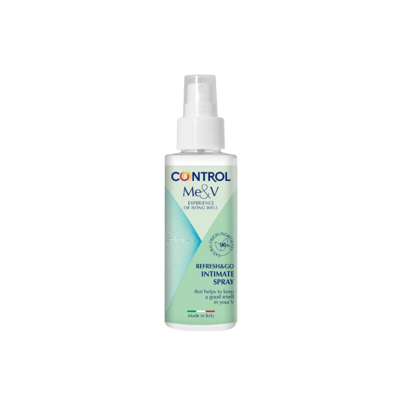 Control refresh&go spray intimate 100 ml