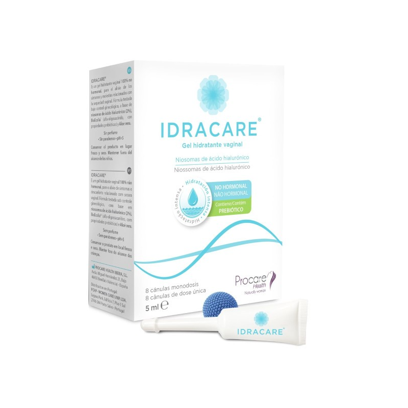 Idracare gel vaginal 8 canulas 5 ml