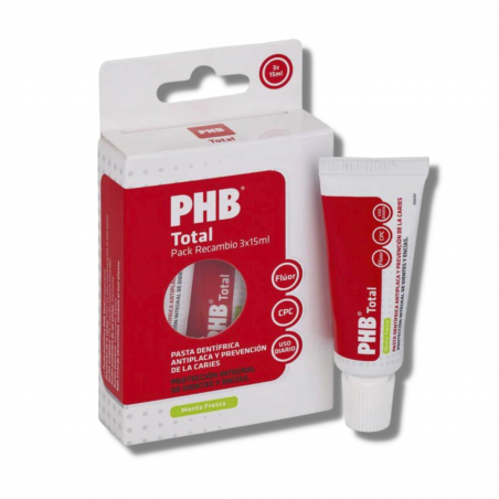 Phb pasta total pack recambio 3 x 15ml