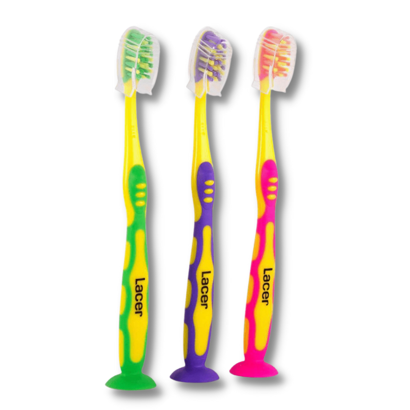 Lacer cepillo dental junior con ventosa