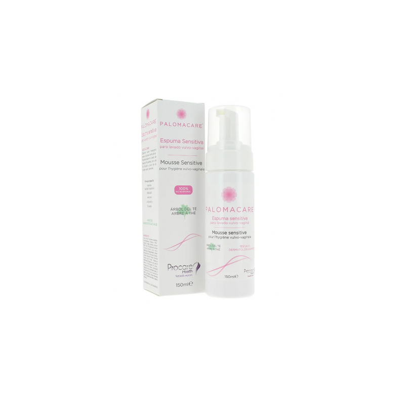 Palomacare espuma sensitiva 150 ml lavado vulvovaginal