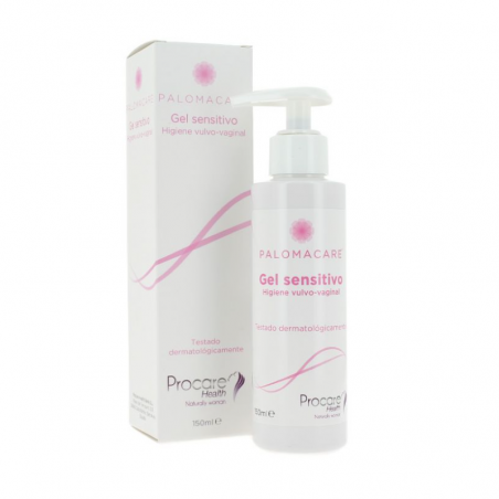 Palomacare gel sensitivo 150 ml higiene vulvovaginal