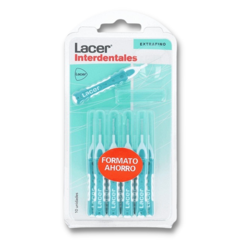 Lacer interdental recto ultrafino 10 uds