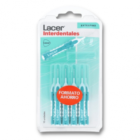 Lacer interdental recto ultrafino 10 uds