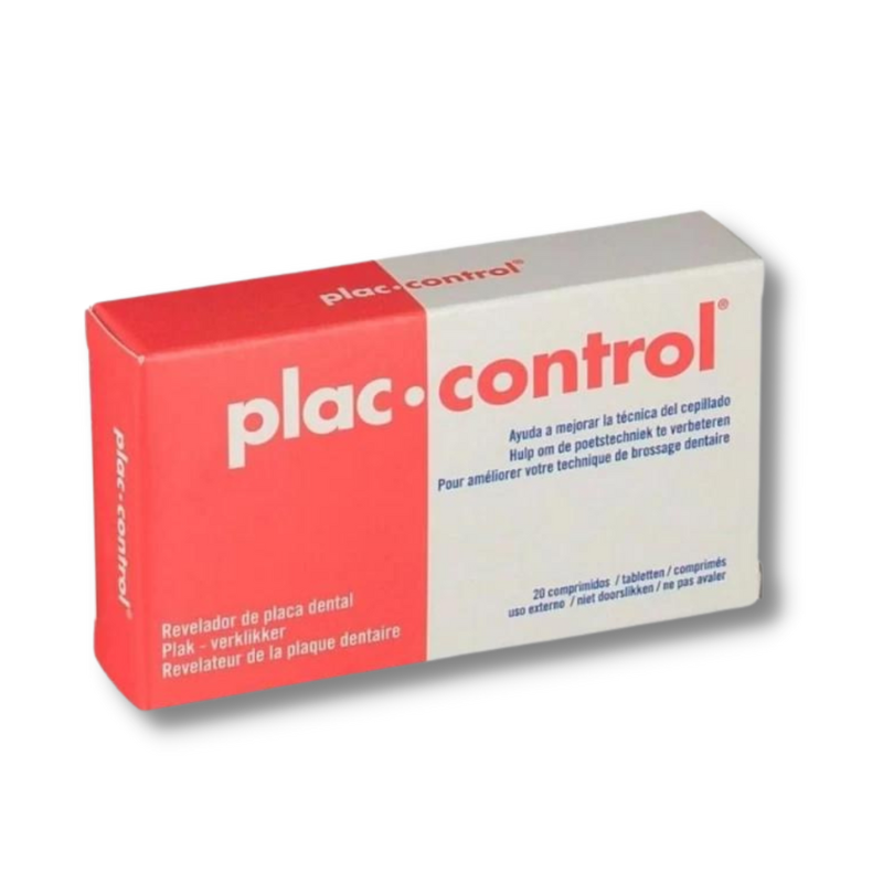 Plac control revelador dental 20 comprimidos