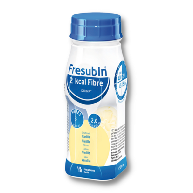 Fresubin 2 kcal fibre drink sabor vainilla 24 botellas de 200ml