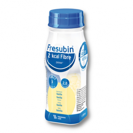 Fresubin 2 kcal fibre drink sabor vainilla 24 botellas de 200ml