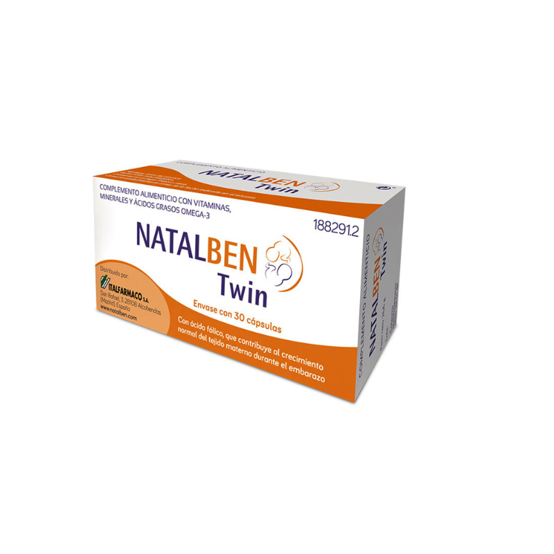 Natalben twin 30 capsulas