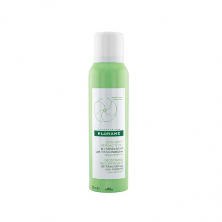 Klorane desodorante spray muy suave althea 125 ml