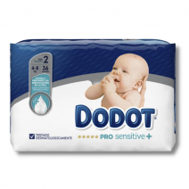 Dodot pro sensitive 4-8 kg talla 2 36 pañales