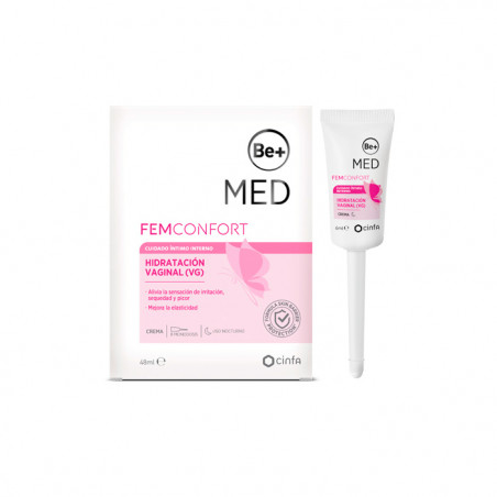 Be+ med fem confort hidratación vaginal 8x6 ml