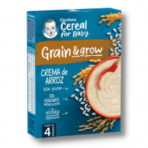 Gerber papilla crema de arroz + 4 meses 250 gr