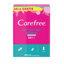 Carefree protegeslip cotton 44 uds