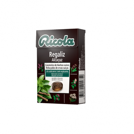 Ricola caja caramelos s/azucar regaliz 50 g