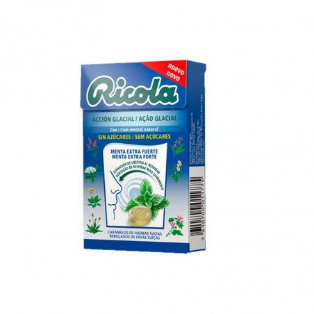 Ricola caramelo 50g menta extra fuerte