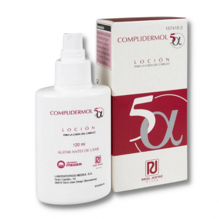 Complidermol 5 alfa locion 120 ml