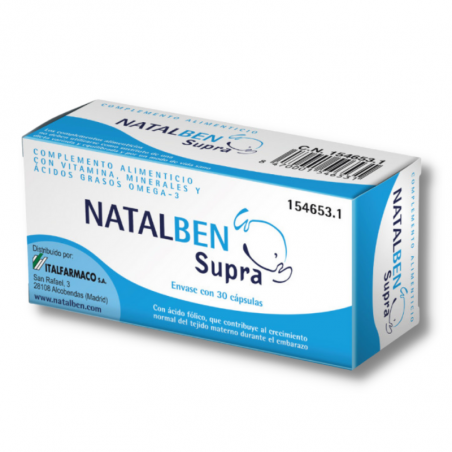 Natalben supra 30 capsulas