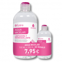 Farline pack agua micelar 500ml + 100ml