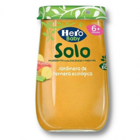 Hero solo eco baby jardinera de ternera 190 gr