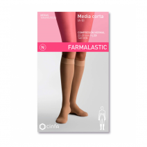 Farmalastic medias cortas (a-d) compresion normal talla grande 2 uds