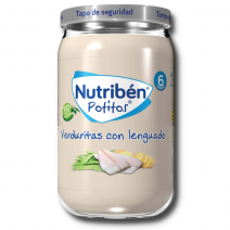 Nutribén potito verduritas con lenguado 235 gr