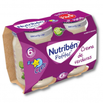 Nutriben potito cena verduras y pavo 2 uds x 190gr