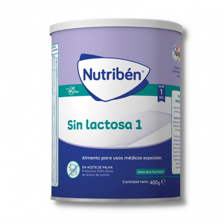 Nutriben leche sin lactosa 1 400 gr