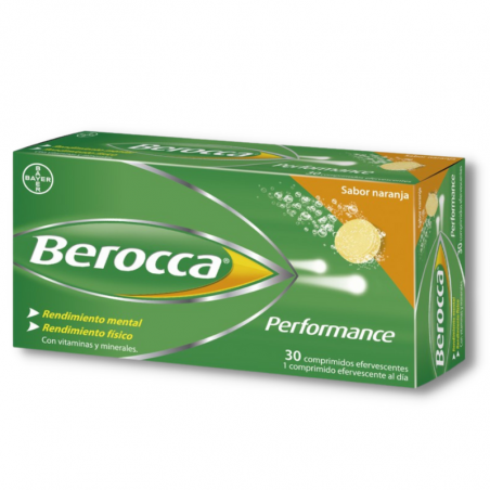 Berocca performance naranja 30 comprimidos efervescentes