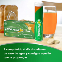 Berocca performance naranja 30 comprimidos efervescentes