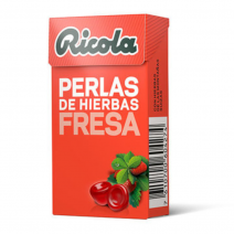 Ricola perlas sin azúcar fresa 25gr